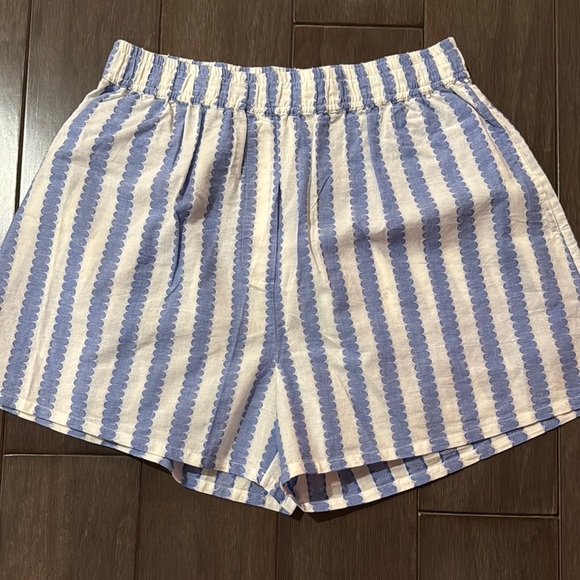 Clare V. Pants - Clare V St. Martin striped shorts
